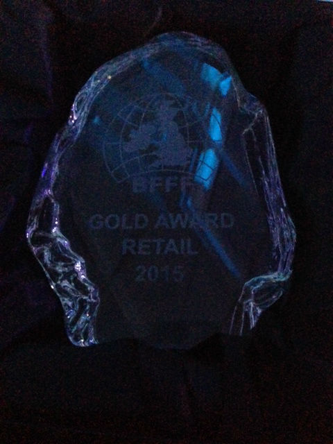 Our BFFF Gold Retail Award