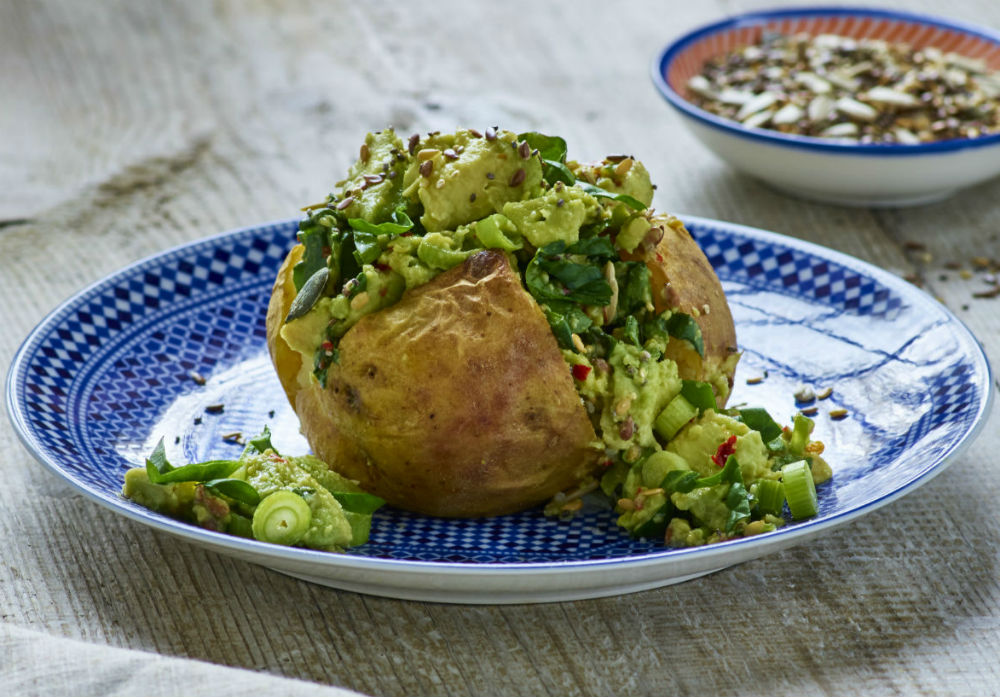Image of Glorious Greens recipe to support Healthy Baked Potato Recipes blog