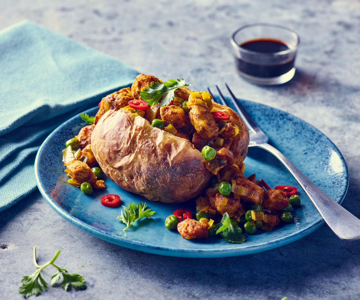 Image of Spicy Chicken recipe to support Healthy Baked Potato recipes blog