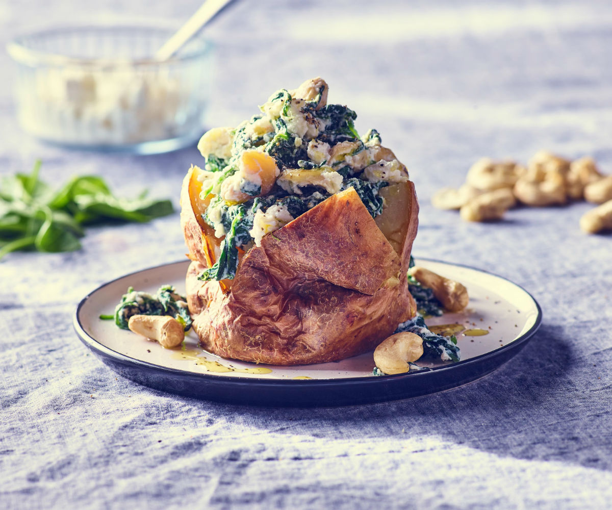 Image of Splendid Spinach recipe to support Healthy Baked Potato Recipes blog