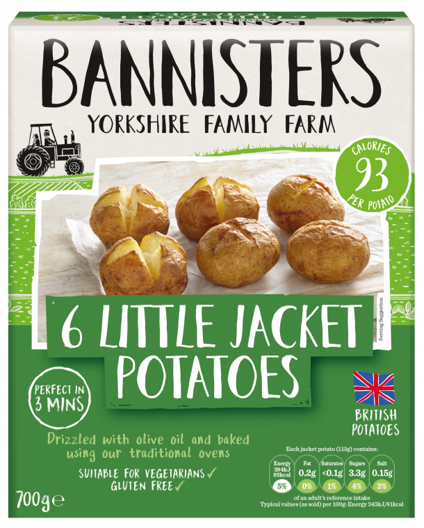 6 Little Jacket Potatoes 700g