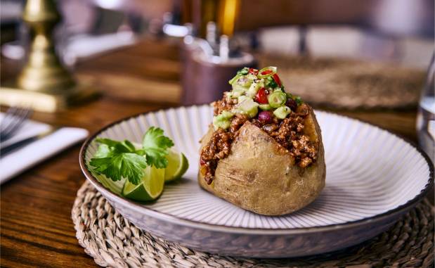 Chocolate Chilli Loaded Jacket Potato