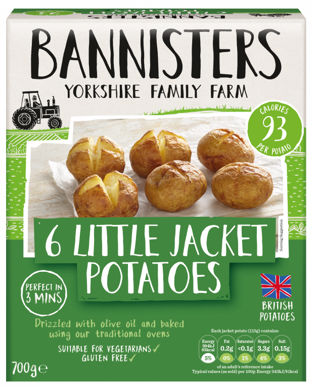 6 Little Jacket Potatoes 700g