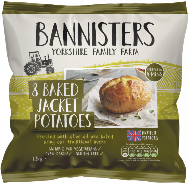 8 Baked Jacket Potatoes&nbsp;1.2kg