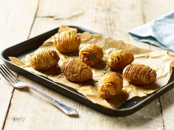 Baby Hasselback Potatoes
