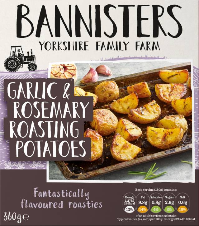 Garlic & Rosemary Roasting Potatoes&nbsp;360g