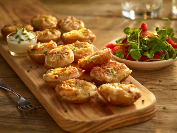 Cheese & Bacon Mini Potato Skins