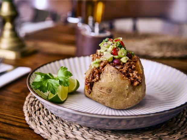 Chocolate Chilli Loaded Jacket Potato